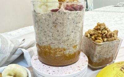 Almond Butter Banana Chia Pudding